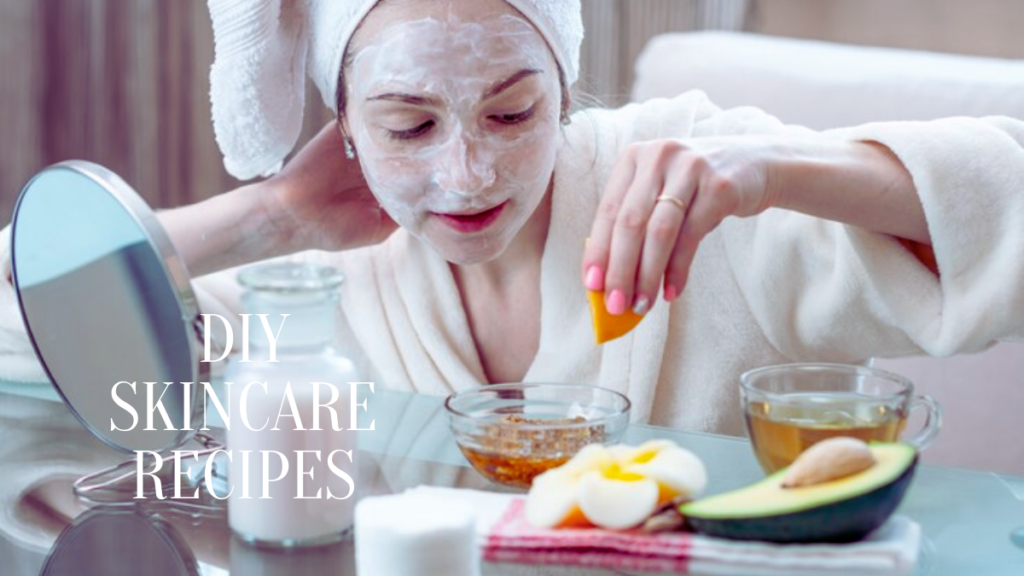 DIY skincare recipes with natural ingredients