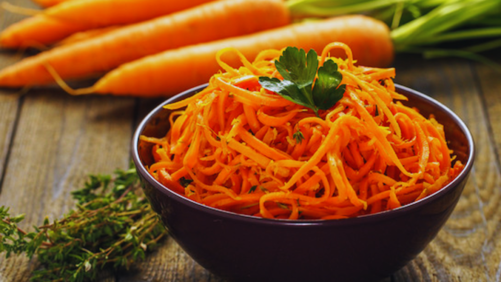 Spicy Shredded Carrots